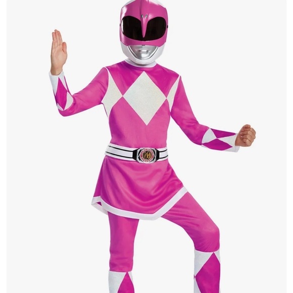 Power Ranger Other - PINK Ranger Mighty Morphin Power Rangers Halloween Girls Costume Large 10/12
